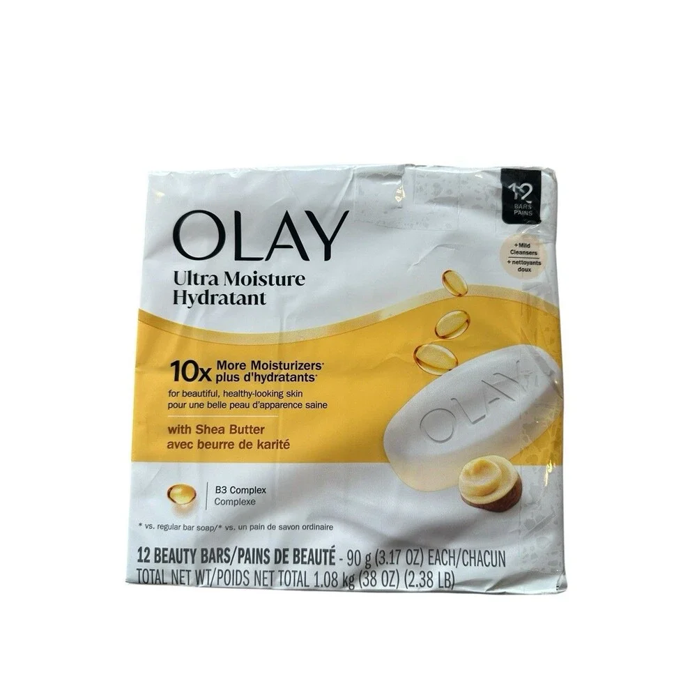 Lot Of 20 Olay Beauty Bar Soap Shea Butter & B3 Complex